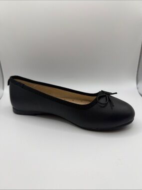 Target Black Women's Ballet Flats with Bow Accent